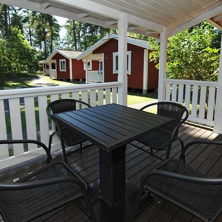 Ahusgarden Stugor Buitenkant foto